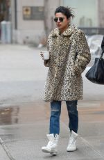 PRIYANKA CHOPRA Out for Coffee in New York 02/07/2018