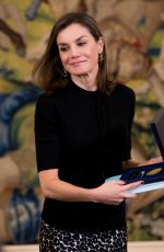 QUEEN LETIZIA OF SPAIN at Tomas Francisco Prieto 28th Edition Presentation in Madrid 02/09/2018