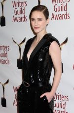 RACHEL BROSNAHAN at Writers Guild Awards 2018 in Beverly Hills 02/11/2018