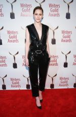 RACHEL BROSNAHAN at Writers Guild Awards 2018 in Beverly Hills 02/11/2018