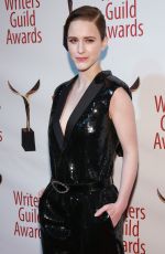 RACHEL BROSNAHAN at Writers Guild Awards 2018 in Beverly Hills 02/11/2018