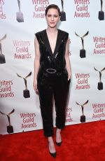 RACHEL BROSNAHAN at Writers Guild Awards 2018 in Beverly Hills 02/11/2018