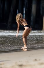 RACHEL MCCORD in Bikini at a Beach in Santa Monica 02/17/2018