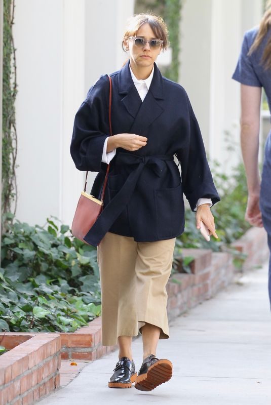 RASHIDA JONES Out Shopping in West Hollywood 02/10/2018