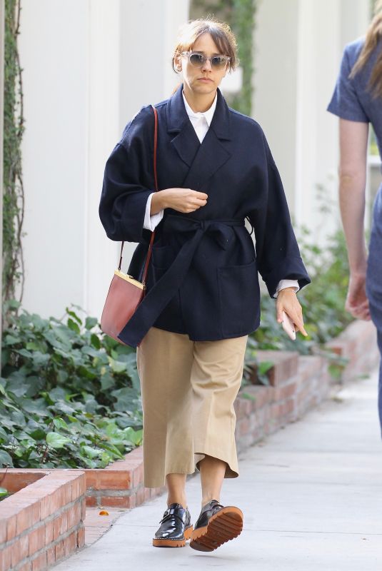 RASHIDA JONES Out Shopping in West Hollywood 02/10/2018