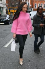 REBECCA FERGUSON Arrives at BBC Radio in London 02/02/2018