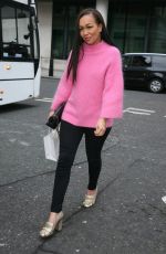 REBECCA FERGUSON Arrives at BBC Radio in London 02/02/2018