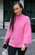 REBECCA FERGUSON Arrives at BBC Radio in London 02/02/2018