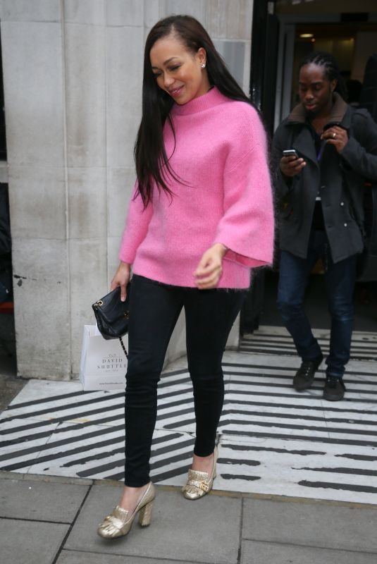 REBECCA FERGUSON Arrives at BBC Radio in London 02/02/2018