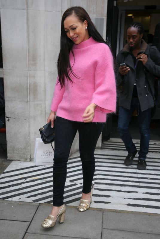 REBECCA FERGUSON Arrives at BBC Radio in London 02/02/2018