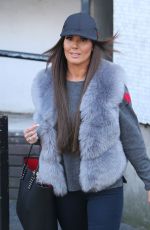 REBEKAH VARDY Leaves ITV Studios in London 02/22/2017