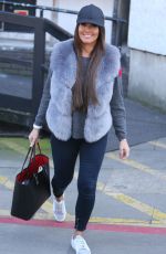 REBEKAH VARDY Leaves ITV Studios in London 02/22/2017