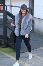 REBEKAH VARDY Leaves ITV Studios in London 02/22/2017