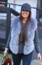 REBEKAH VARDY Leaves ITV Studios in London 02/22/2017