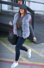 REBEKAH VARDY Leaves ITV Studios in London 02/22/2017