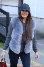 REBEKAH VARDY Leaves ITV Studios in London 02/22/2017