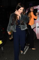 REBEKAH VARDY Night Out in Notting Hill 02/02/2018