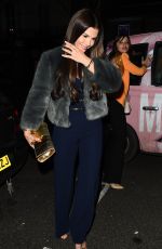 REBEKAH VARDY Night Out in Notting Hill 02/02/2018