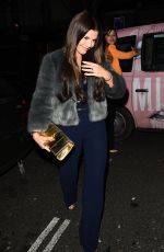 REBEKAH VARDY Night Out in Notting Hill 02/02/2018