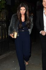 REBEKAH VARDY Night Out in Notting Hill 02/02/2018
