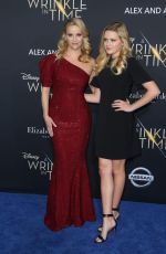 REESE WITHERSPOON and AVA PHILLIPPE at A Wrinkle in Time Premiere in Los Angeles 02/26/2018