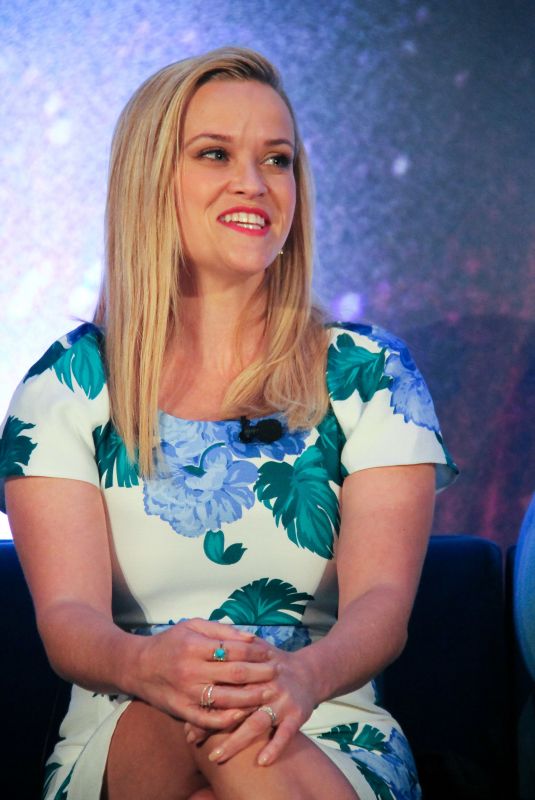 REESE WITHERSPOON at A Wrinkle in Time Press Conference in Los Angeles 02/25/2018
