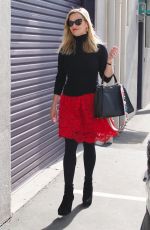 REESE WITHERSPOON in Black and Red Outfit for Valentine