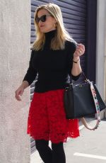 REESE WITHERSPOON in Black and Red Outfit for Valentine