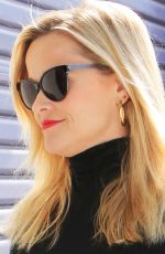 REESE WITHERSPOON in Black and Red Outfit for Valentine