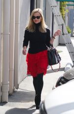 REESE WITHERSPOON in Black and Red Outfit for Valentine