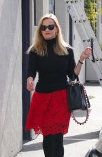 REESE WITHERSPOON in Black and Red Outfit for Valentine