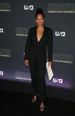 REGINA KING at Unsolved the Murders of Tupac and the Notorious B.I.G. Premiere in Los Angeles 02/22/2018