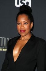 REGINA KING at Unsolved the Murders of Tupac and the Notorious B.I.G. Premiere in Los Angeles 02/22/2018