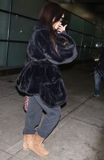 RIHANNA Arrives at JFK Airport in New York 02/16/2018