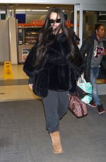 RIHANNA Arrives at JFK Airport in New York 02/16/2018
