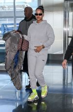 RIHANNA at JFK Airport in New York 01/27/2018
