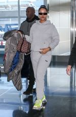 RIHANNA at JFK Airport in New York 01/27/2018