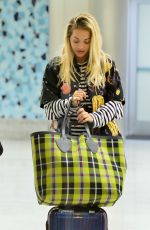 RITA ORA Arrives at Airport in Miami 02/23/2018