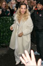 RITA ORA Arrives at C A TV Show in Paris 02/05/2018