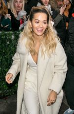 RITA ORA Arrives at C A TV Show in Paris 02/05/2018
