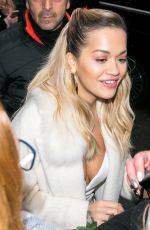 RITA ORA Arrives at C A TV Show in Paris 02/05/2018
