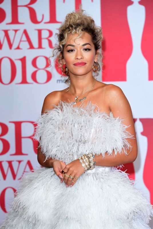 RITA ORA at Brit Awards 2018 in London 02/21/2018