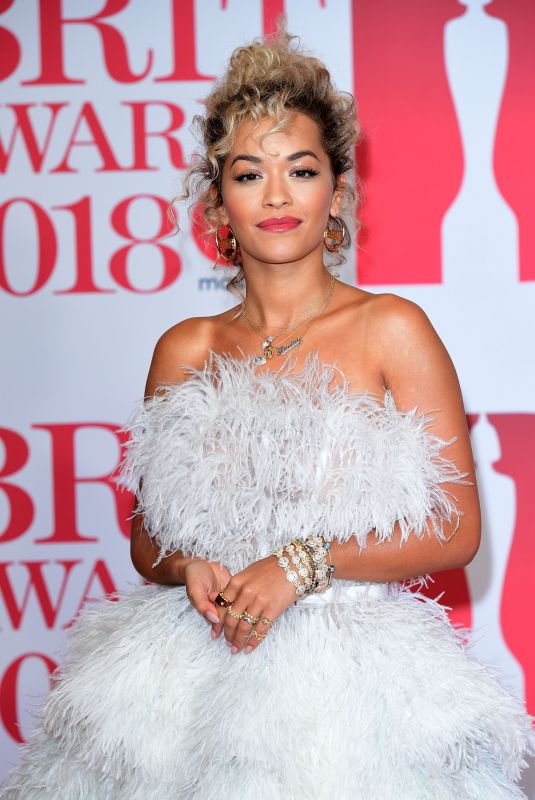 RITA ORA at Brit Awards 2018 in London 02/21/2018