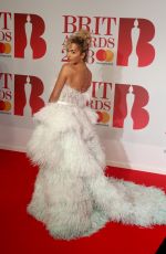 RITA ORA at Brit Awards 2018 in London 02/21/2018