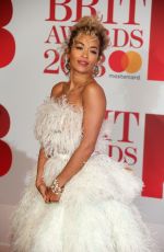 RITA ORA at Brit Awards 2018 in London 02/21/2018