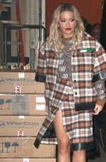 RITA ORA Heading to Kelly and Ryan Show in New York 02/01/2018