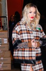 RITA ORA Heading to Kelly and Ryan Show in New York 02/01/2018