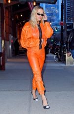 RITA ORA Heading to Late Night with Seth Meyers in New York 02/01/2018