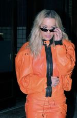 RITA ORA Heading to Late Night with Seth Meyers in New York 02/01/2018