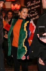 RITA ORA Leaves La Fontaine De Mars in Paris 02/05/2018